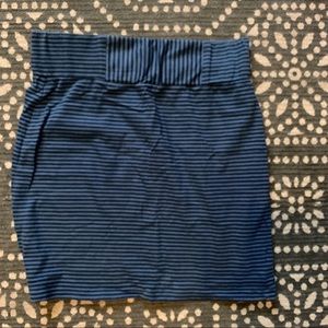 Brooklyn Industries Blue Stripped Skirt